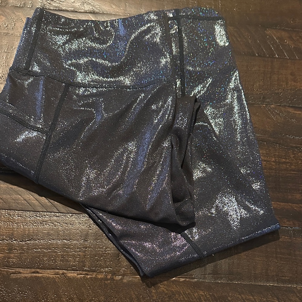 Constantly Varied Gear Iridescent Navy Sparkle Leggings